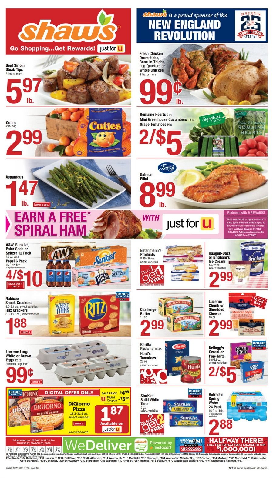 Shaw's Weekly Ad Mar 20 – Mar 26, 2020