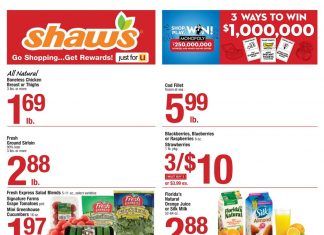 Shaw’s Weekly Ad Mar 27 – Apr 02, 2020