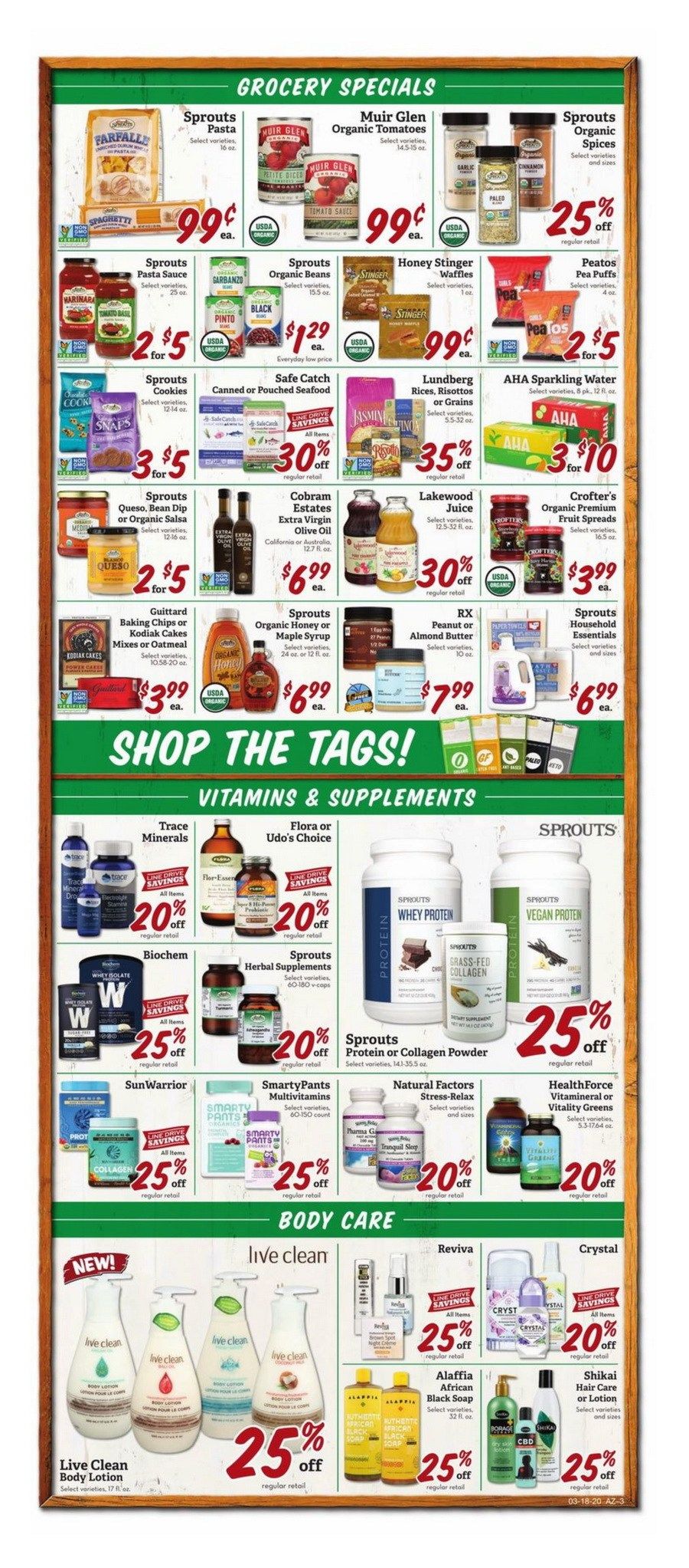 Sprouts Weekly Ad Mar 18 Mar 25, 2020