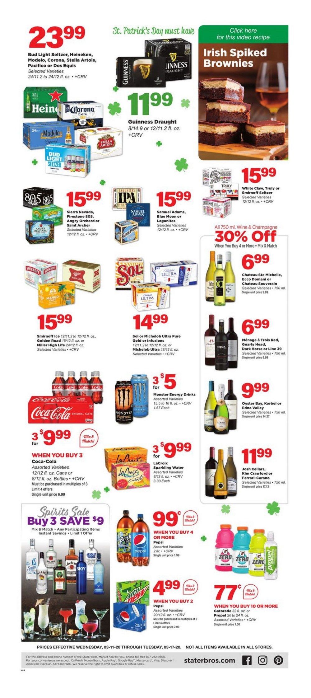 Stater Bros Weekly Ad Mar 11 Mar 17, 2020