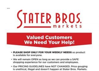 Stater Bros Weekly Ad Mar 25 – Mar 31, 2020