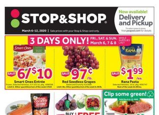 Stop & Shop Weekly Ad Mar 06 – Mar 12, 2020