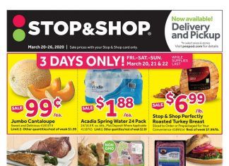 Stop & Shop Weekly Circular Mar 20 – Mar 26, 2020