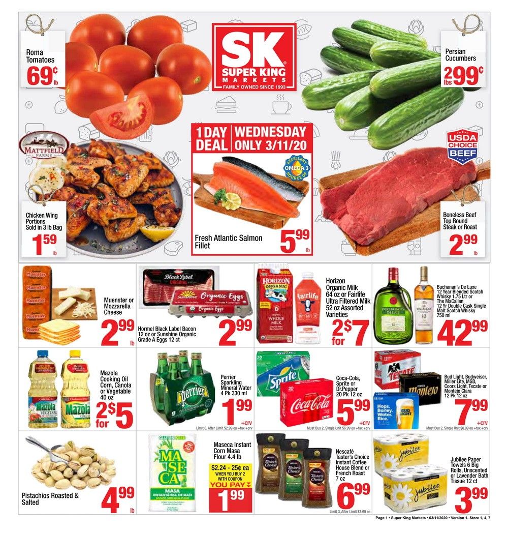 Super King Weekly Ad Mar 11 Mar 17, 2020