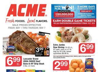 Acme Weekly Ad May 01 – May 07, 2020