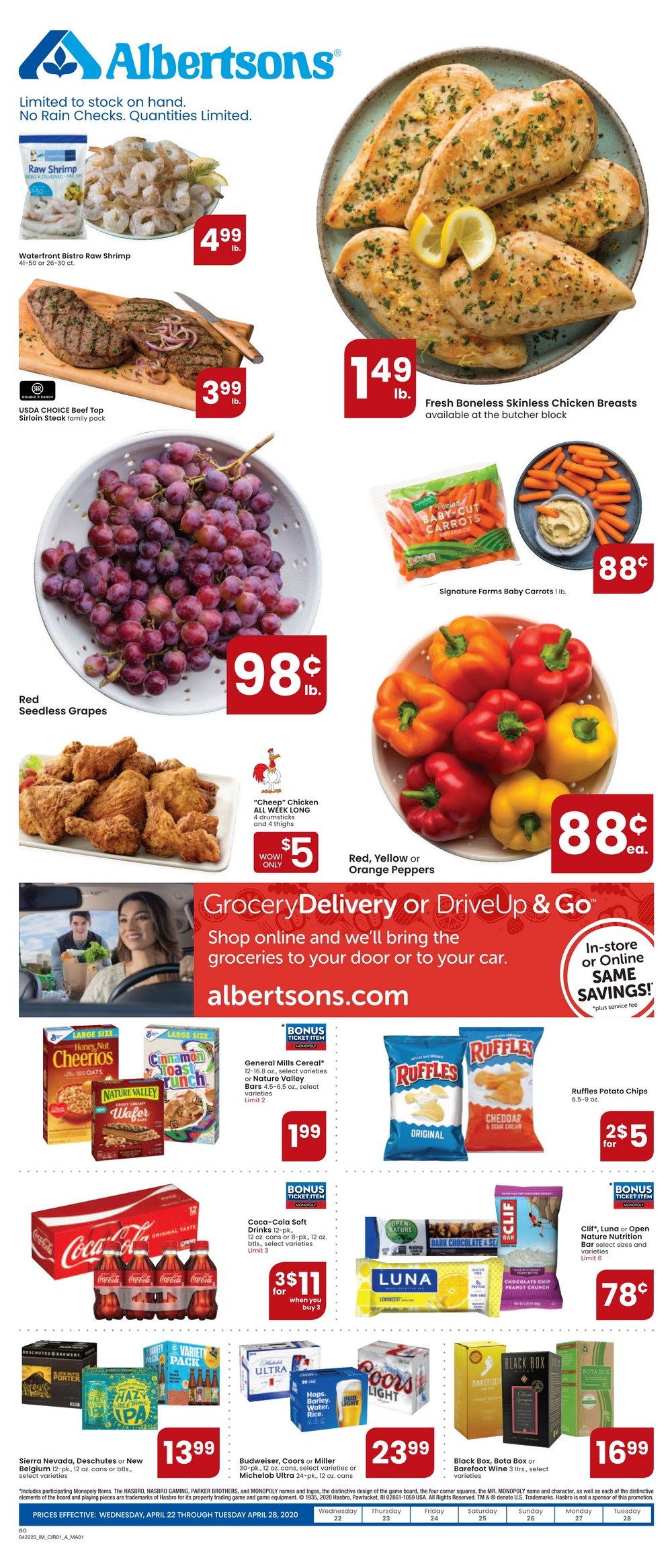 Albertsons Weekly Ad Apr 22 Apr 28, 2020