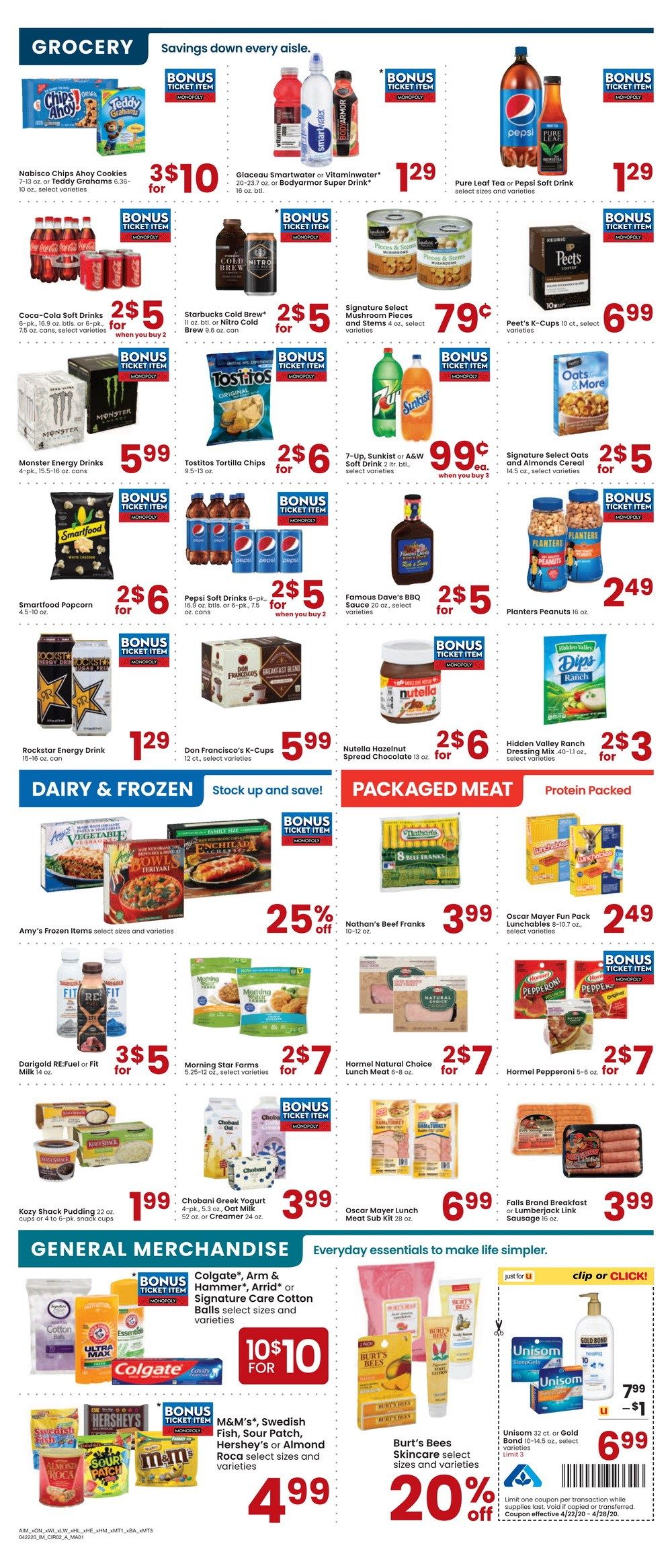 Albertsons Weekly Ad Apr 22 Apr 28, 2020