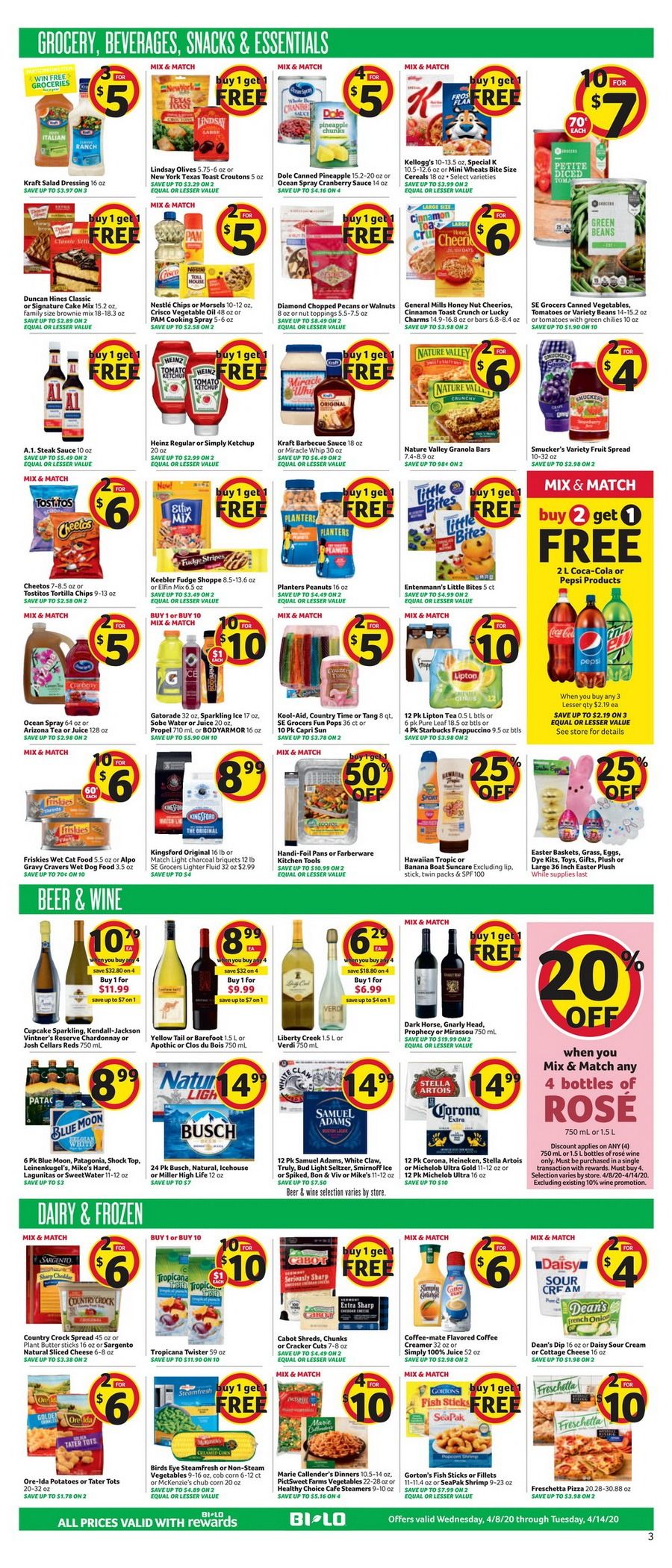 BI-LO Weekly Circular Apr 08- Apr 14, 2020