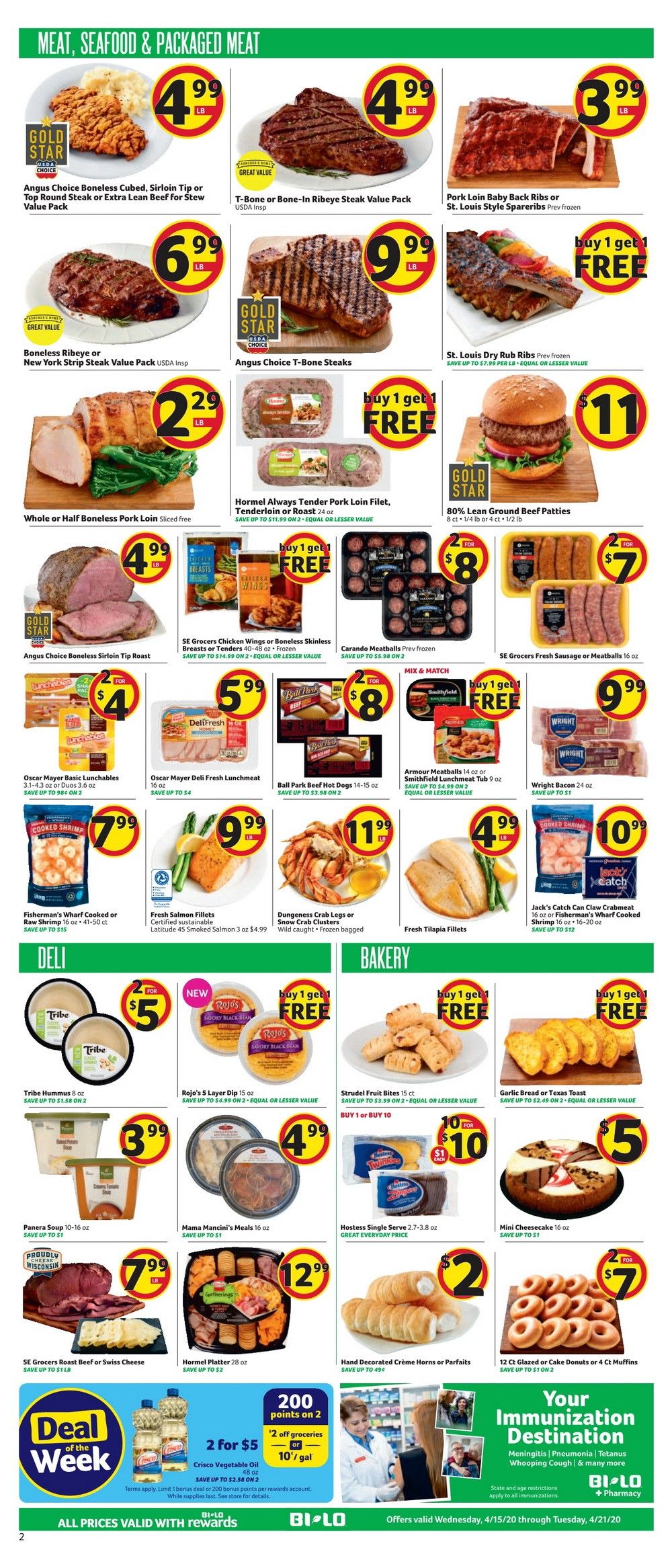 BI-LO Weekly Circular Apr 15- Apr 21, 2020