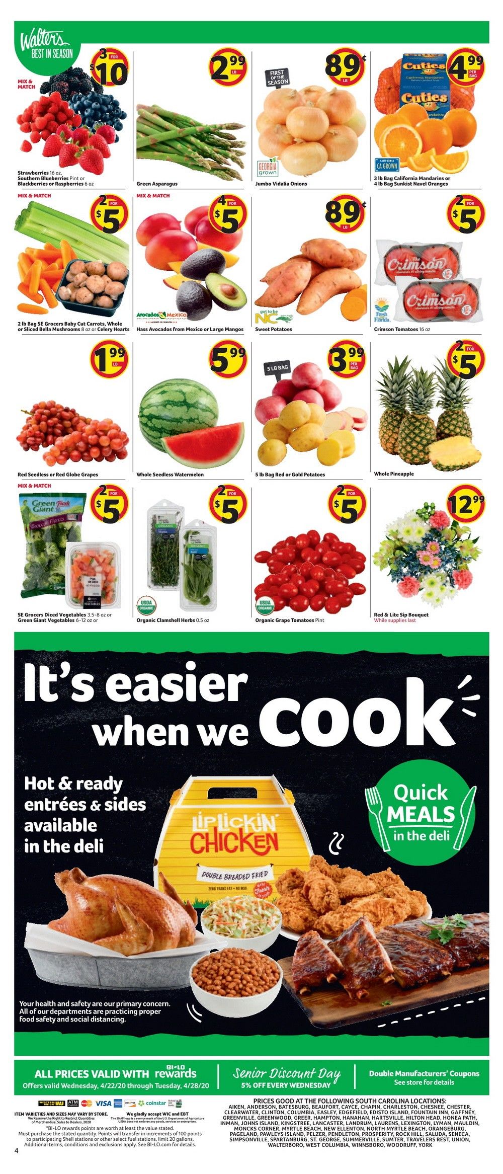 BI-LO Weekly Circular Apr 22- Apr 28, 2020