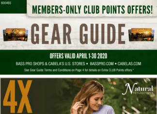Bass Pro Shops Gear Guide Sale Apr 01 – Apr 30, 2020