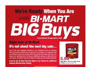 Bi-Mart Weekly Ad Apr 15 – Apr 21, 2020