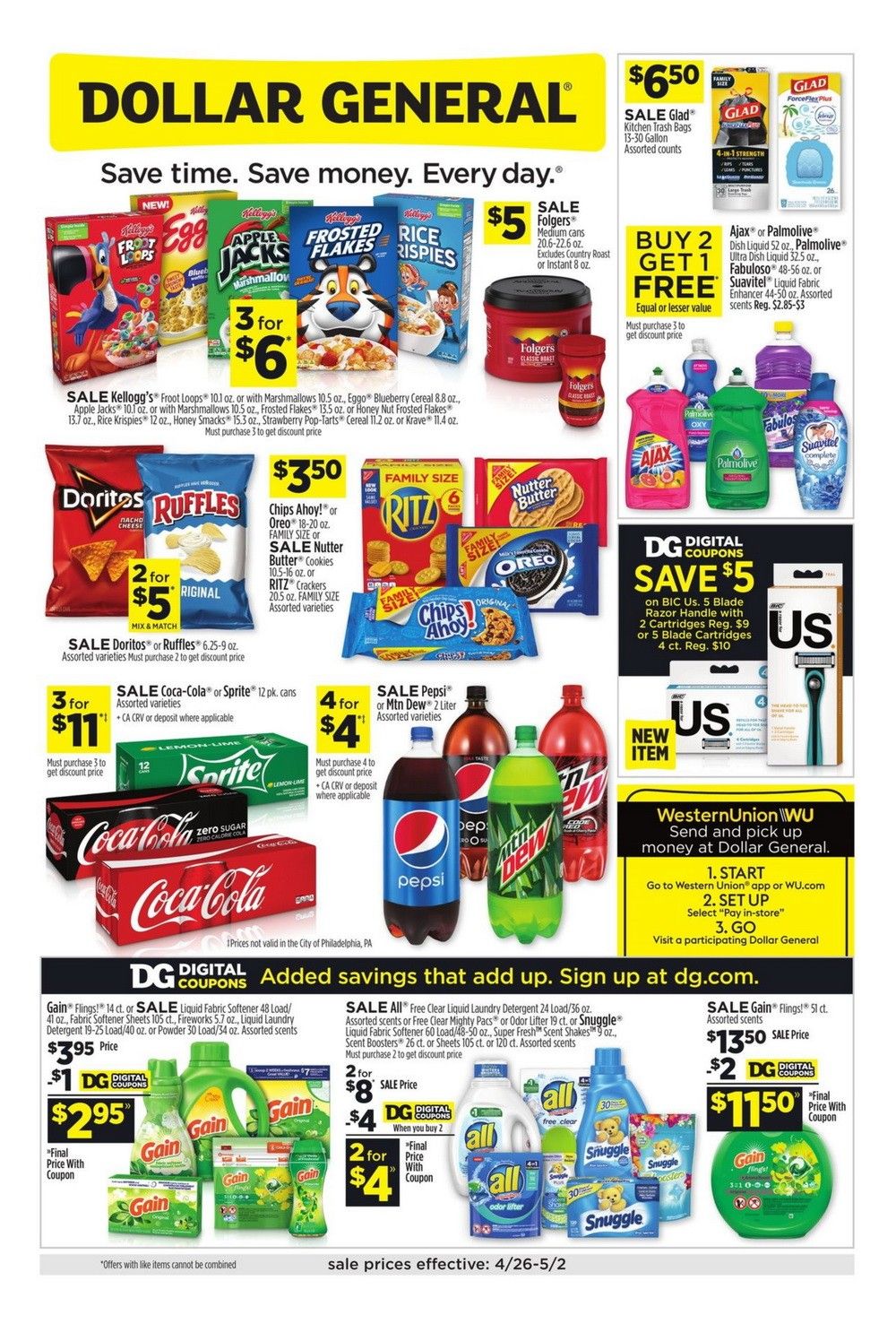 Dollar General Weekly Ad Apr 26 May 02, 2020