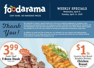 Foodarama Weekly Ad Apr 08 – Apr 14, 2020