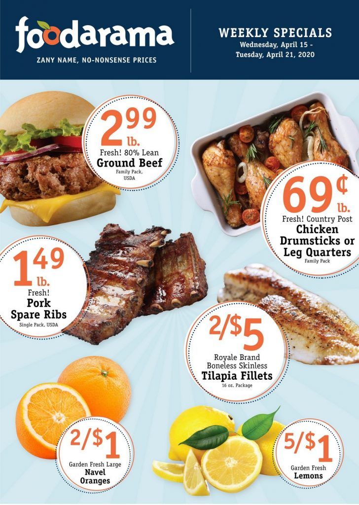 Foodarama Weekly Ad Apr 15 Apr 21, 2020