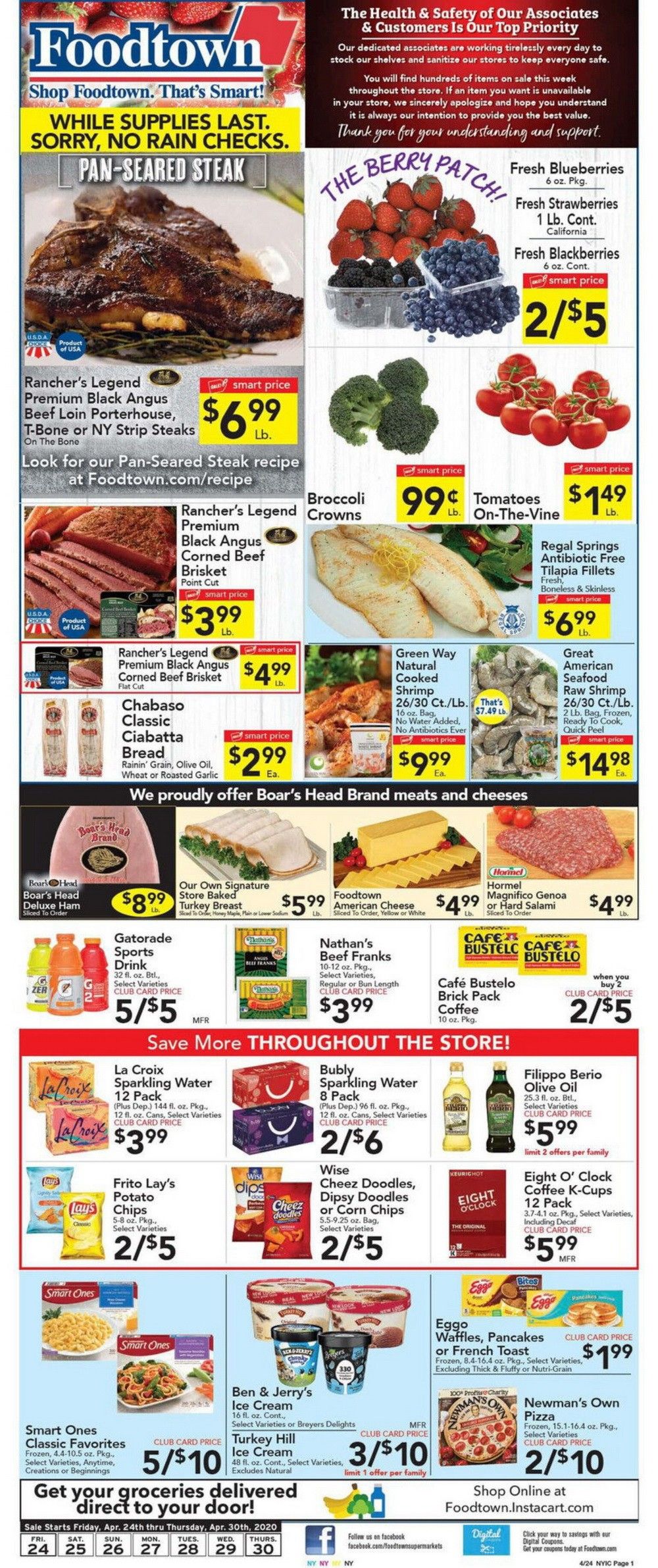 Foodtown Weekly Ad Apr 24 Apr 30, 2020