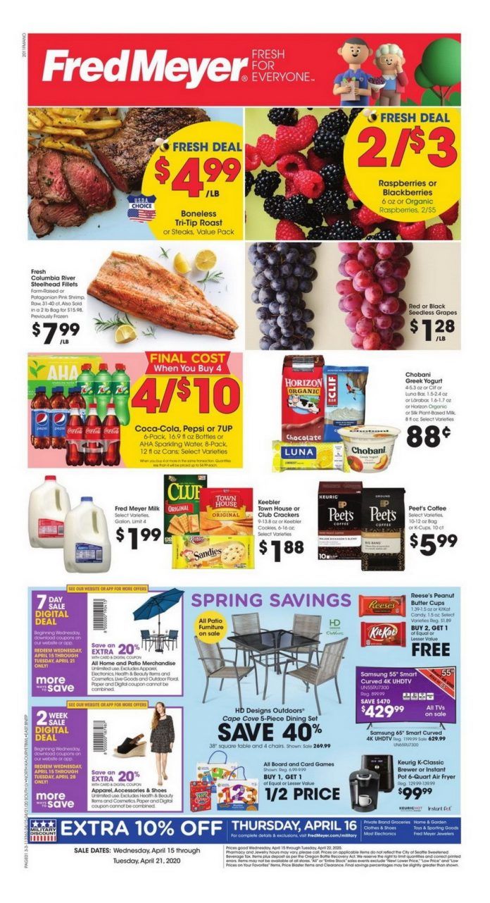 Fred Meyer Weekly Circular Apr 15 Apr 21, 2020