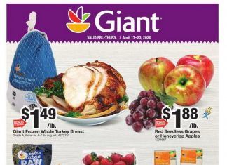 Giant Food Weekly Ad Apr 17 – Apr 23, 2020