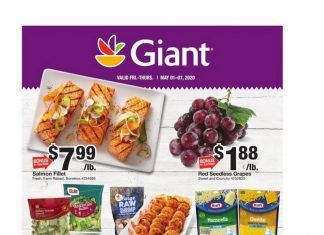 Giant Food Weekly Ad May 01 – May 07, 2020