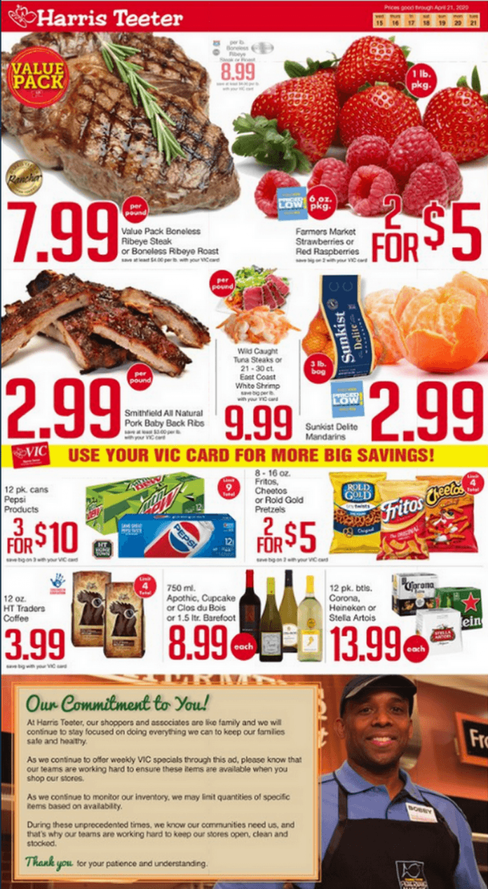 Harris Teeter Weekly Ad Apr 15 Apr 21, 2020
