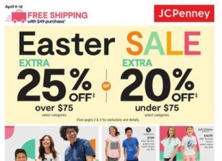 JCPenney Special Ad Sale Apr 09 – Apr 12, 2020