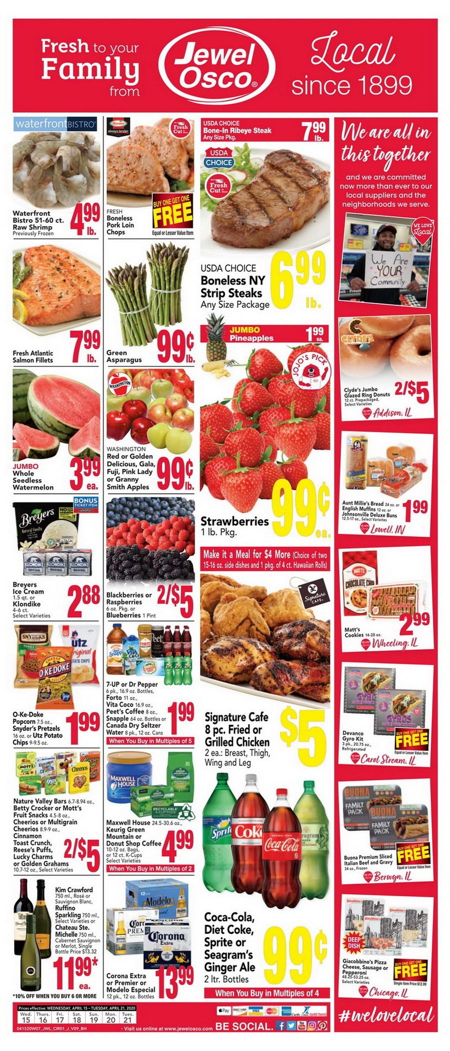 Jewel Osco Weekly Circular Apr 15 Apr 21, 2020