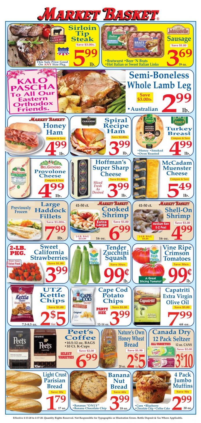 Market Basket Weekly Flyer Apr 13 Apr 17 2020