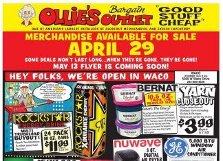 Ollie’s Weekly Ad Apr 29 – May 07, 2020