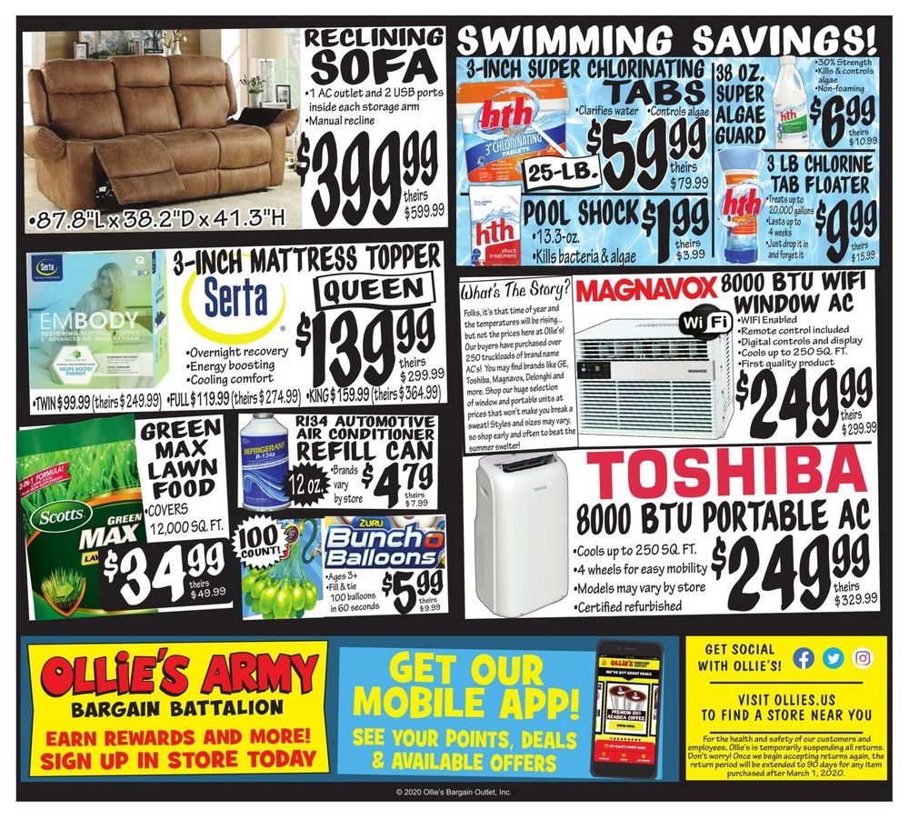 Ollie's Weekly Ad Apr 29 May 07, 2020