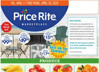 Price Rite Weekly Ad Apr 17– Apr 30, 2020