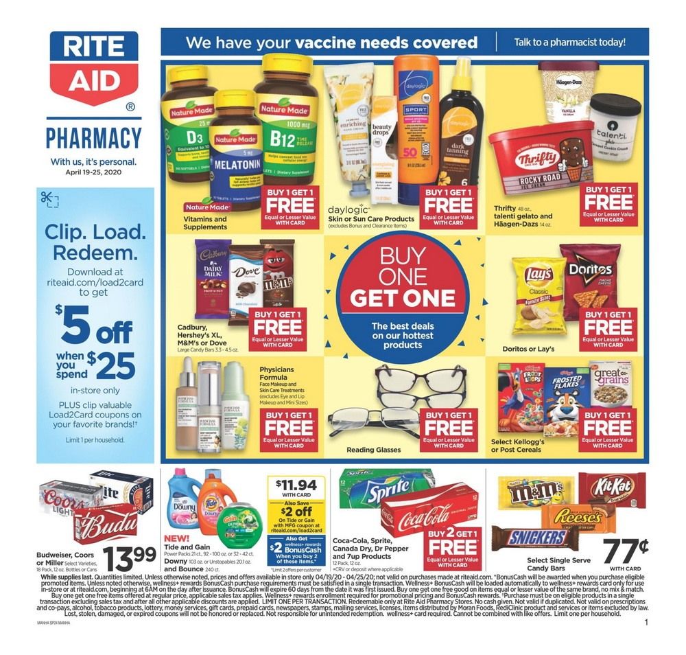 Rite Aid Weekly Ad Apr 19 Apr 25, 2020