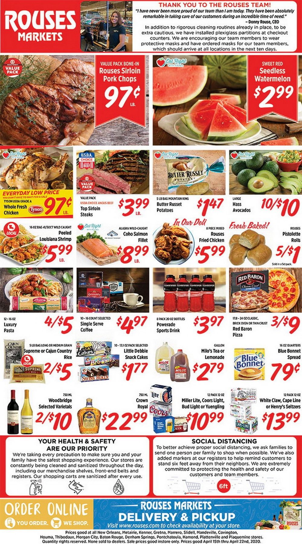 Rouses Weekly Ad Apr 15 Apr 22, 2020