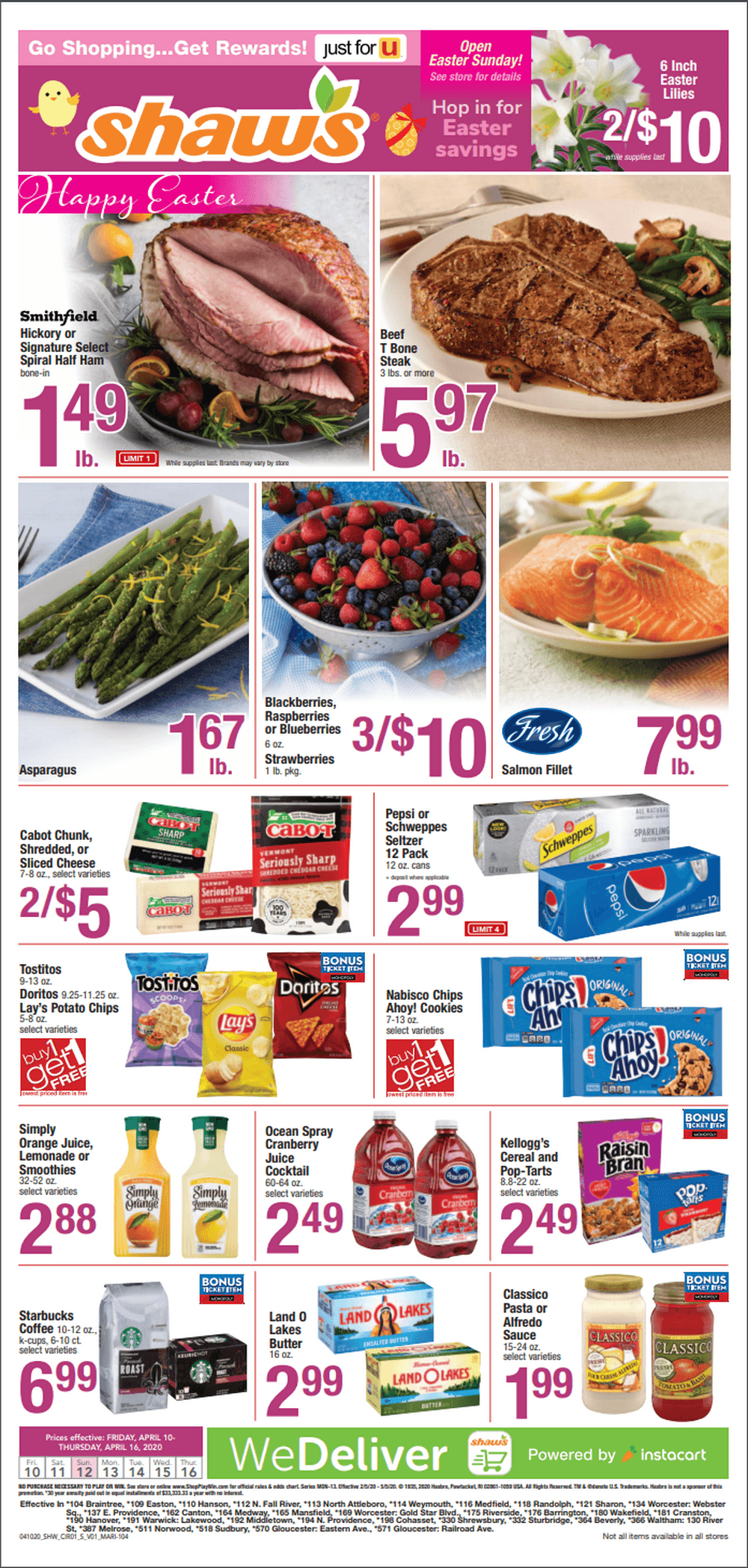 Shaw's Weekly Ad Apr 10 Apr 16, 2020
