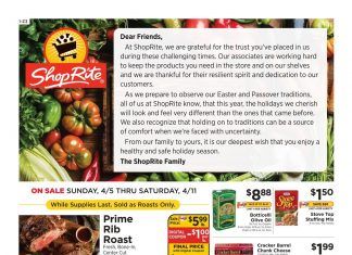 ShopRite Weekly Ad Apr 05 – Apr 11, 2020