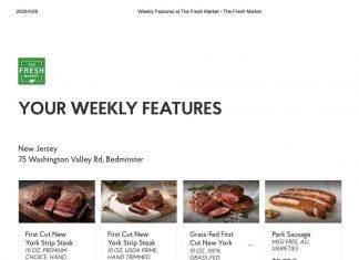 The Fresh Market Weekly Specials Apr 29 – May 05, 2020