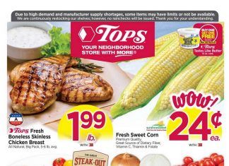 Tops Weekly Circular Apr 26 – May 02, 2020