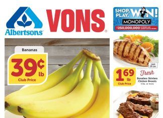 Vons Weekly Ad Apr 22 – Apr 28, 2020