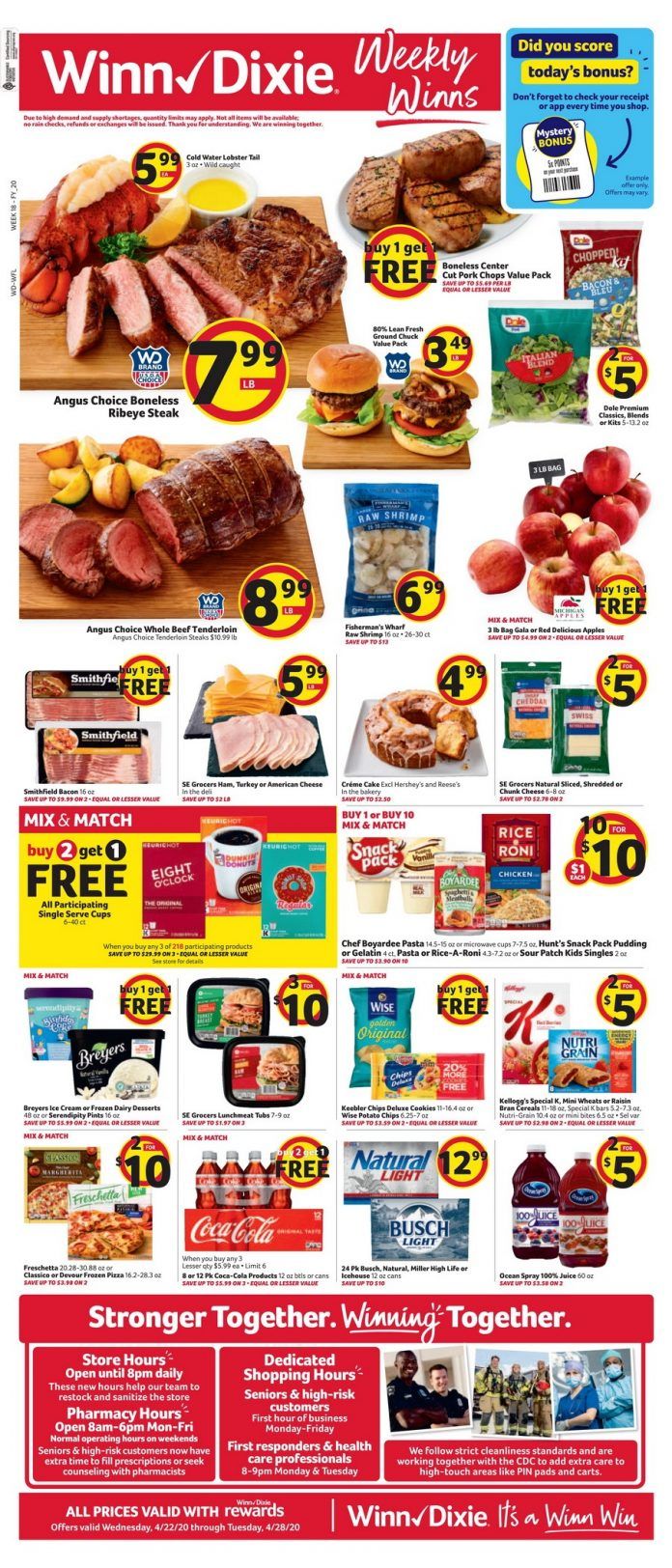 WinnDixie Weekly Ad Apr 22 Apr 28, 2020