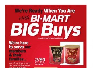 Bi-Mart Weekly Ad May 13 – May 26, 2020