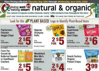 Big Y Natural and Organic Sale Ad May 28 – June 03, 2020