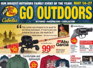Cabela’s Outdoor Authority Sale May 14 – May 27, 2020
