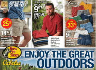 Cabela’s Outdoor Authority Sale May 28 – June 10, 2020