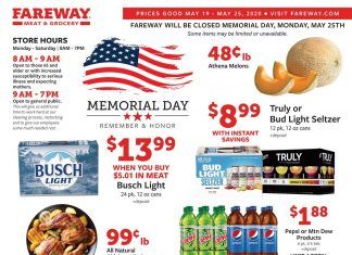 Fareway Weekly Ad May 19 – May 25, 2020