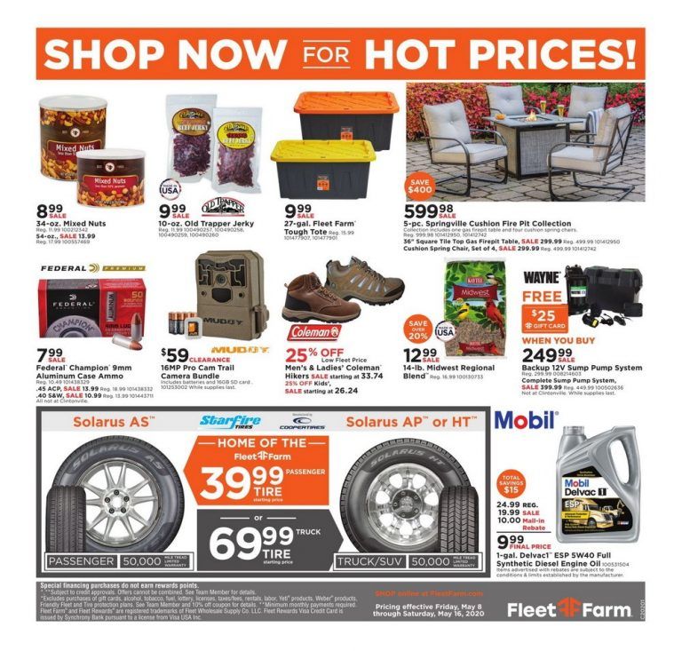 Fleet Farm Weekly Ad May 10 May 16, 2020