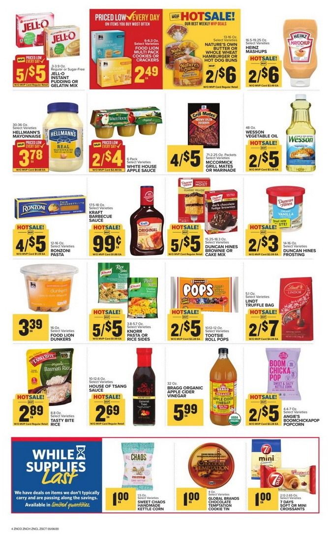 Food Lion Weekly Ad May 06 May 12, 2020