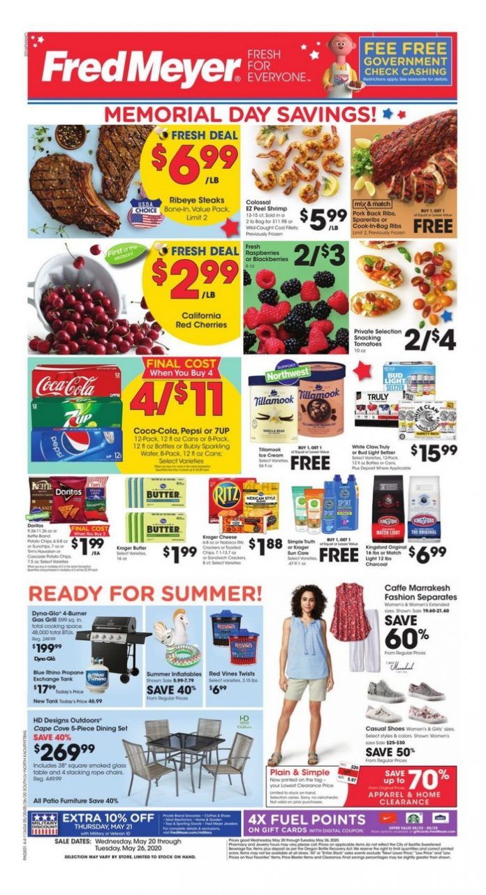 Fred Meyer Weekly Circular May 20 May 26, 2020