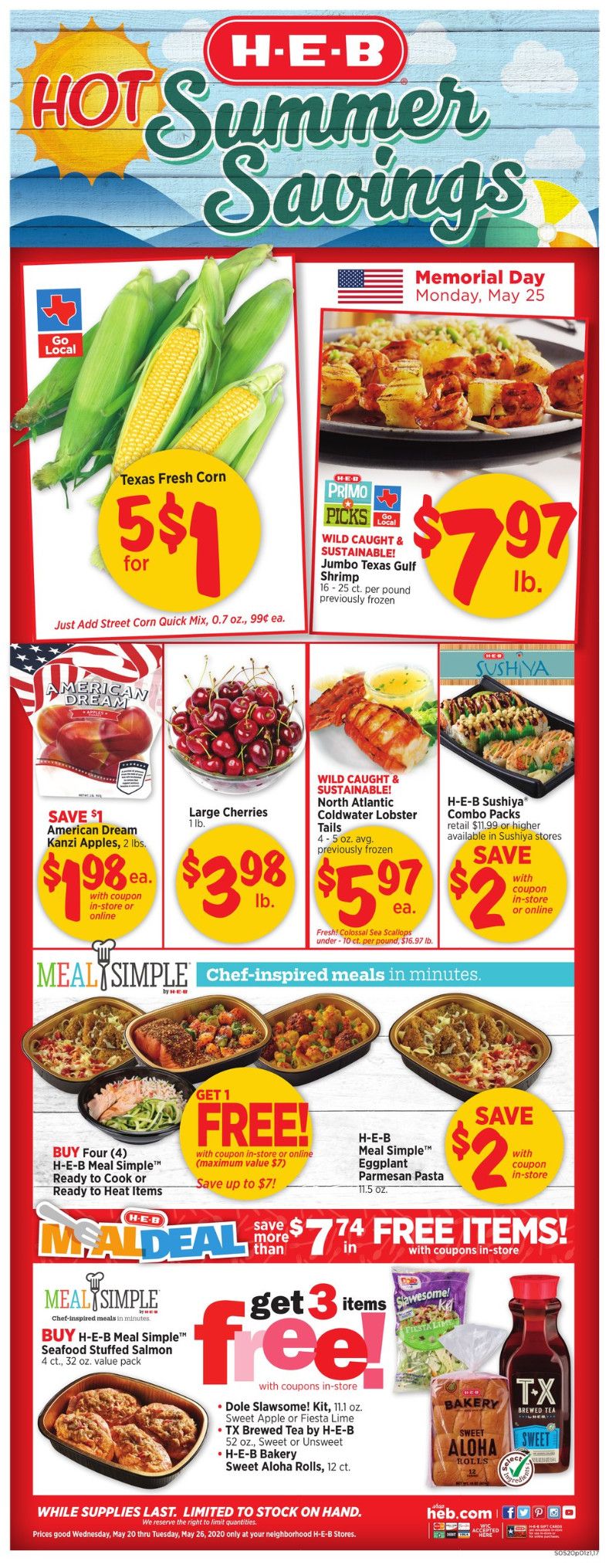 HEB Weekly Ad May 20 May 26, 2020