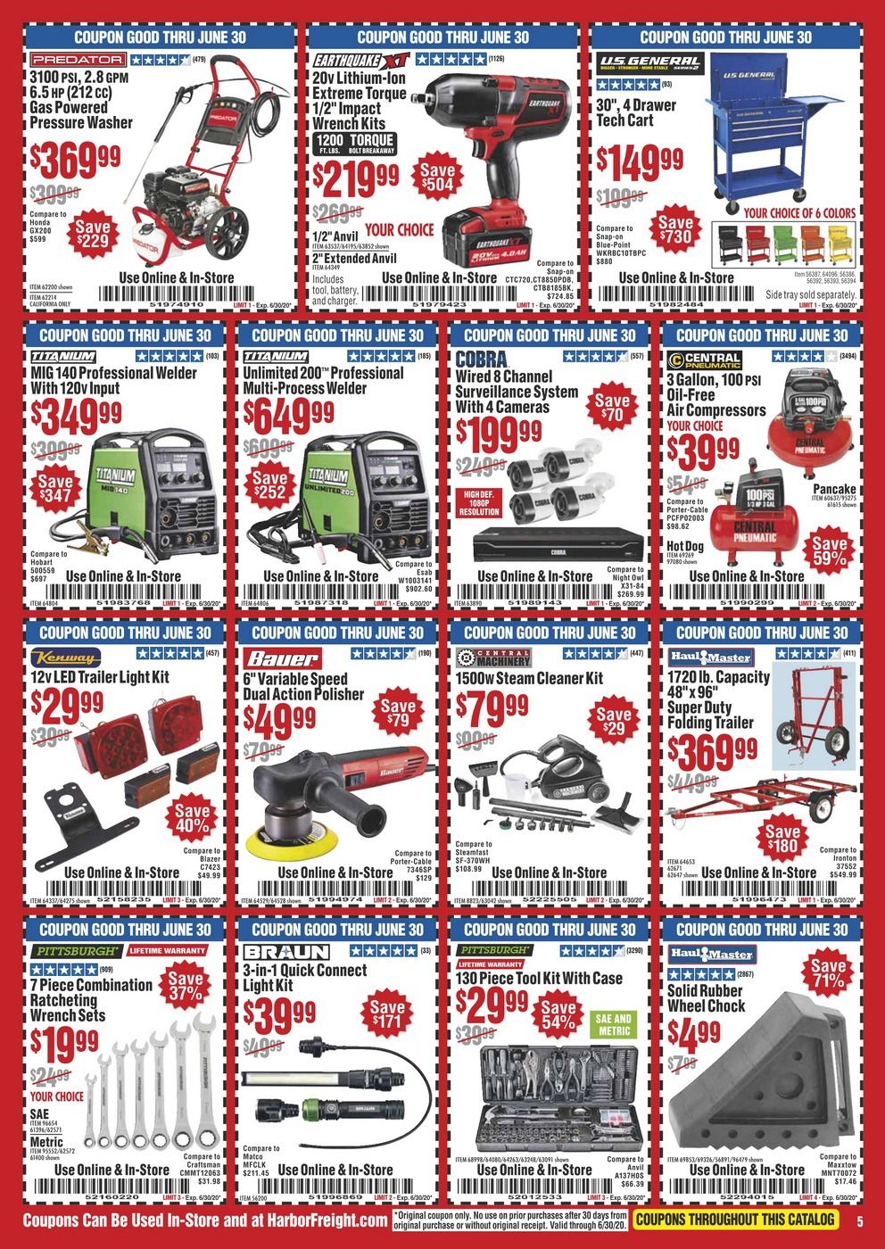 Harbor Freight Flyer Sale May 01 Jun 30, 2020