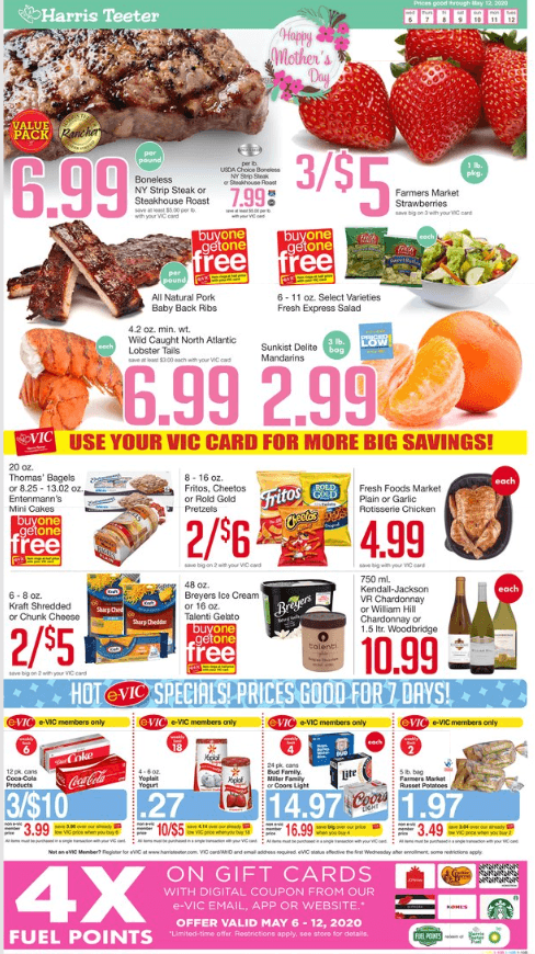 Harris Teeter Weekly Ad May 06 – May 12, 2020