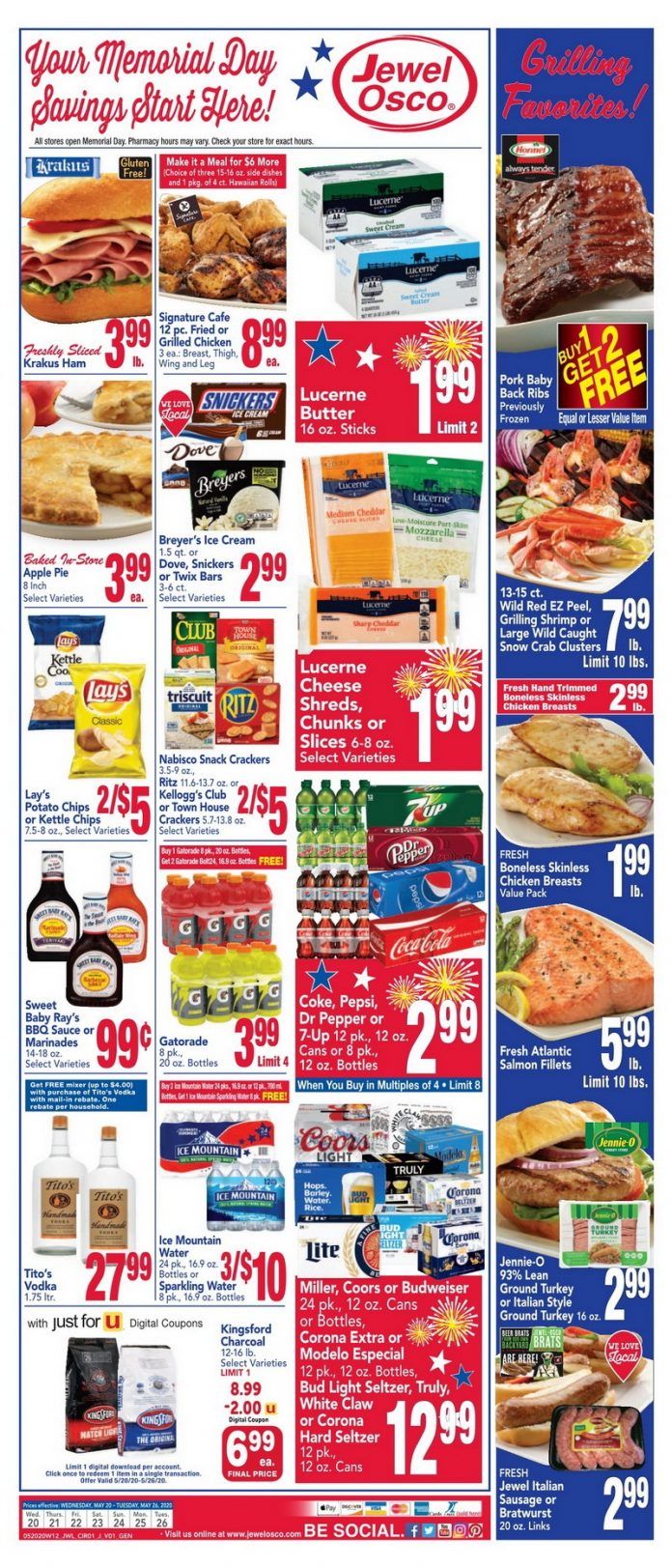 Jewel Osco Weekly Circular May 20 May 26, 2020